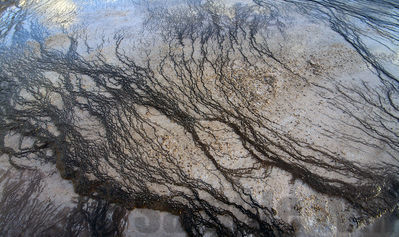 runoff, grand prismatic spring
midway geyser basin
